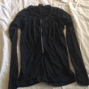 Athleta black long sleeve top